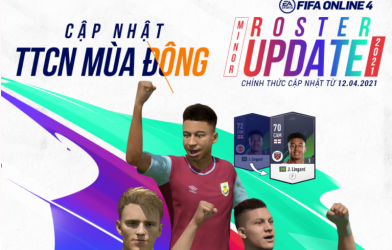 FIFA Online 4 ra mắt bản cập nhật Minor Roster Update 2021