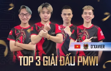 PUBG Mobile: Đạt top 3 tại PMWI 2021, D'Xavier được VNG thưởng nóng 100 triệu