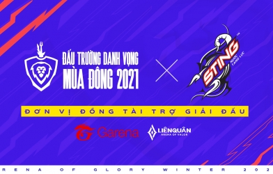 Liên Quân Mobile: Sting sẽ là nhà tài trợ nước uống chính thức tại ĐTDV Mùa Đông 2021