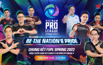 FIFA Online 4: Danh sách đội tuyển tham dự Vòng Chung Kết FVPL Spring 2022 – Vòng tuyển chọn SEA Games 31