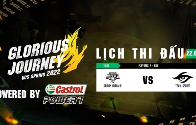 Trực tiếp VCS Mùa Xuân 2022 hôm nay 22/4