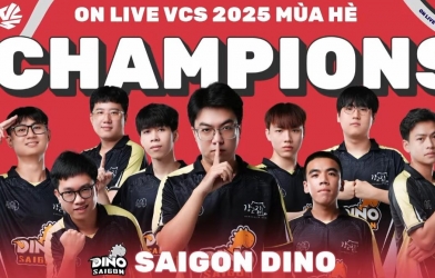 Chiến thắng thuyết phục, DINO chính thức vô địch VCS Mùa Hè 2025
