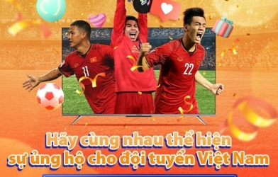 coocaa TV tài trợ giải AFF Suzuki Cup, NHM bóng đá Việt Nam có cơ hội nhận gói FPT Play K+ miễn phí cho mùa EURO 2020 trong ngày 06.06
