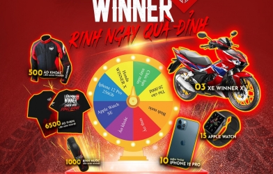 Honda Việt Nam tặng xe Winner X và Iphone 12 Pro cho người tham gia Liên minh Winner