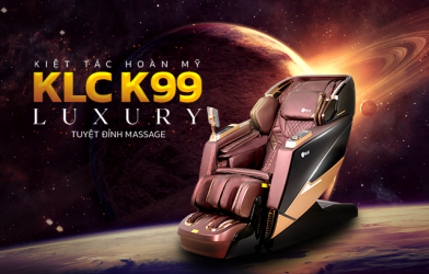 Ghế massage KLC K99 - Siêu phẩm độc quyền dẫn đầu xu hướng công nghệ 2022