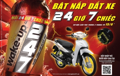 Vẫn là chai Wake-up 247 mà giờ nó lạ lắm, làm mọi người phải 'đứng ngồi không yên'