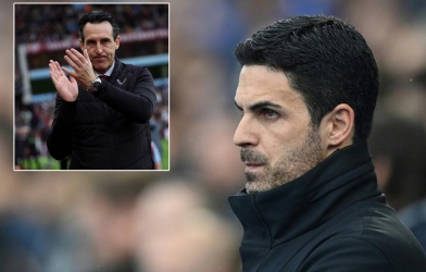 HLV Aston Villa khiến Arteta phải đi tìm sau trận thua