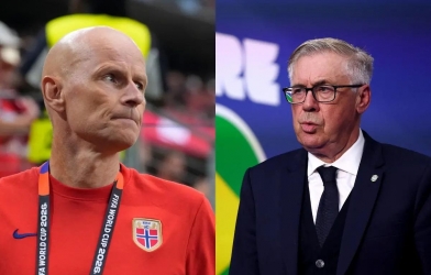 HLV Na Uy gửi thông điệp tới Carlo Ancelotti, tuyên bố đến để thắng Brazil