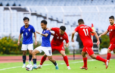 Thua trước 2 bàn, Campuchia vẫn có điểm số đầu tiên tại Vòng loại Asian Cup 2023