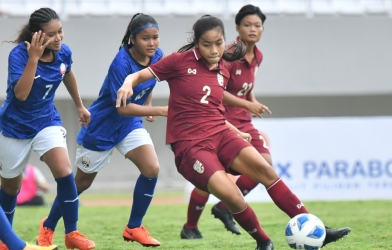 Thắng đậm Campuchia, Thái Lan gây áp lực lớn lên Việt Nam ở giải trẻ nữ ĐNÁ