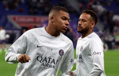 Không có được 'người trong mộng' tại PSG, Mbappe 'đổ vạ' lên Neymar?