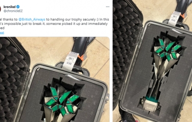 Valorant: Chiếc Cup vô địch của Fnatic bị vỡ vụn ngay tại sân bay