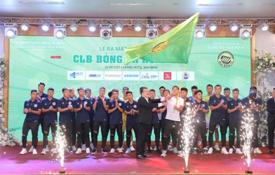 CLB Hòa Bình đặt mục tiêu phát triển bền vững, cuối năm 2021 xây dựng trung tâm đào tạo bóng đá trẻ