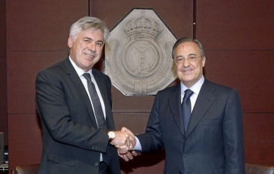 Florentino Perez và canh bạc mạo hiểm với Carlo Ancelotti