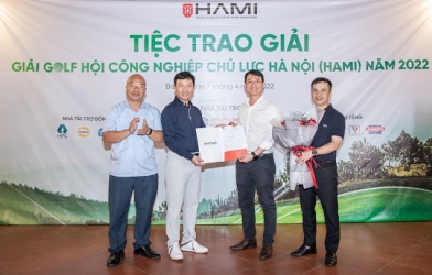 Khép lại thành công Giải Golf Hội công nghiệp chủ lực Hà Nội 2022