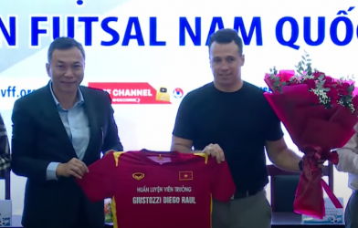 HLV Diego Raul Giustozzi: 'Ước nguyện của tôi là làm futsal Việt Nam tốt hơn nữa'