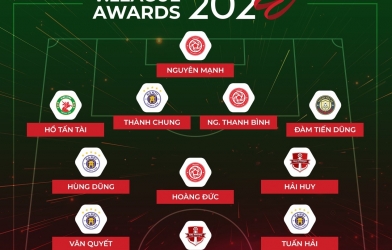 Đội hình tiêu biểu V.League 2022: CLB Hà Nội áp đảo