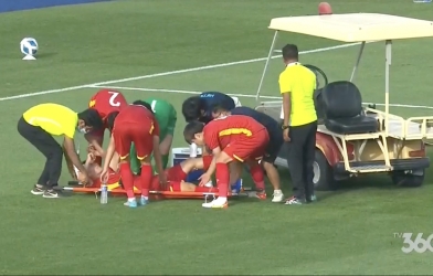 Trụ cột U23 Việt Nam nghi dính chấn thương dây chằng sau trận gặp U23 Iraq