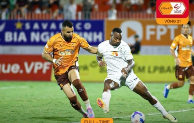Châu Ngọc Quang nhận thẻ đỏ, HAGL thua đau đội áp chót