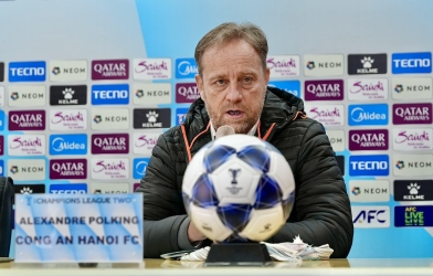 HLV Polking chỉ thẳng mục tiêu của CAHN ở vòng 16 đội Cúp C2 châu Á