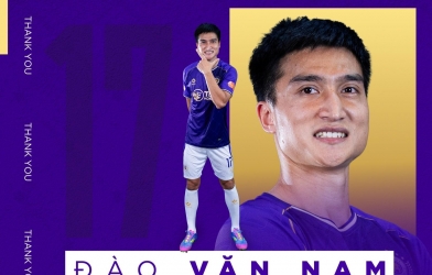 Hà Nội FC bất ngờ chia tay trung vệ Đào Văn Nam