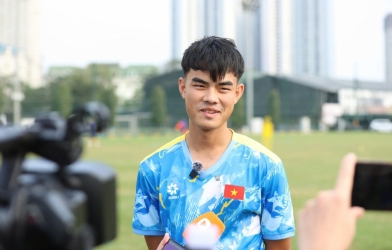Trung vệ U19 Việt Nam: 'Áp lực rất lớn nhưng em tin mình làm được'