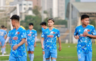 U23 Việt Nam đá nội bộ, chuẩn bị loại 5 cầu thủ trước ngày sang Trung Quốc