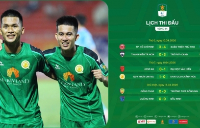Sau vòng 14 giải hạng Nhất: Nóng rực cuộc đua top 3
