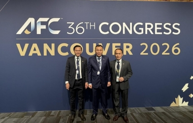 Lãnh đạo LĐBĐ Việt Nam dự Đại hội AFC lần thứ 36