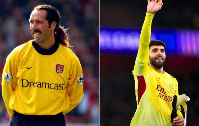 David Raya và Arsenal chỉ còn cách cột mốc lịch sử đúng 1 trận