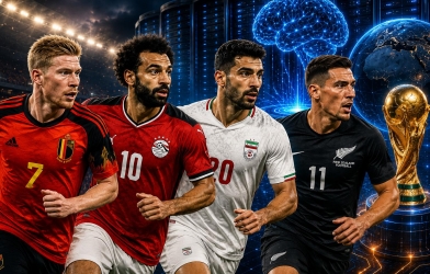 Siêu máy tính dự đoán kết quả bảng G World Cup 2026: Thế hệ vàng Bỉ sắp khép lại?
