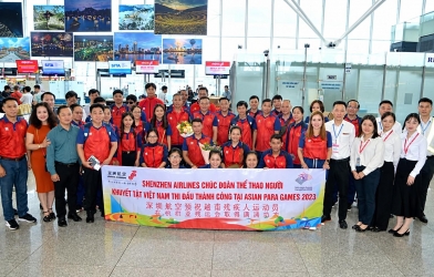 Đoàn Thể thao Việt Nam có 21 VĐV tranh tài tại Asian Para Games 2026