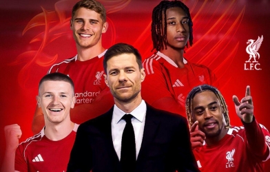 Xabi Alonso lên kế hoạch 4 tân binh, sẵn sàng 'đại phẫu' Liverpool