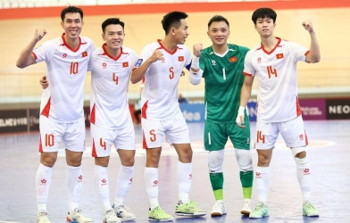 Thắng Lebanon, ĐT futsal Việt Nam rộng cửa vào tứ kết châu Á