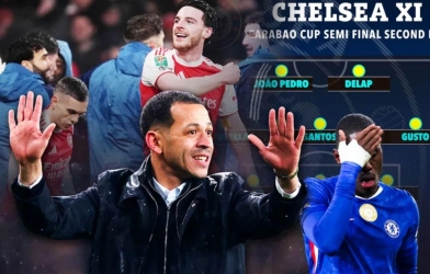 HLV Chelsea đáp trả chỉ trích sau thất bại cay đắng trước Arsenal