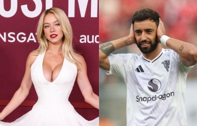 Sydney Sweeney gây sốt khi ăn mừng kiểu Bruno, được so sánh với Ronaldo