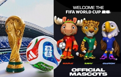 CHÍNH THỨC: World Cup 2026 công bố bộ ba linh vật đầy sắc màu