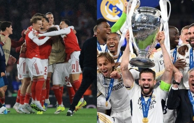 Arsenal viết lại lịch sử của Real Madrid ở Champions League
