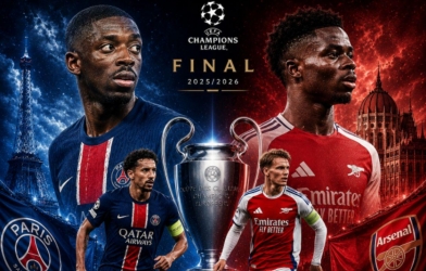 CHÍNH THỨC: UEFA công bố 'điềm báo chiến thắng' cho Arsenal ở đại chiến PSG