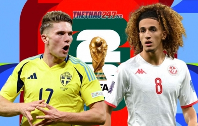 Dự đoán tỷ số Thụy Điển vs Tunisia: Song sát châu Âu lên tiếng