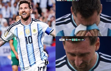 Messi bật khóc sau khi ghi bàn: 'Tôi đã trải qua những ngày...'