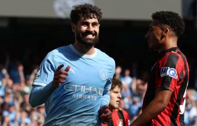 Gvardiol ghi bàn phút chót, Man City thắng ngược dòng ngày Maresca ra mắt