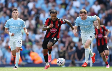 Trực tiếp bóng đá Man City 0-1 Bournemouth: Bàn thua chóng vánh