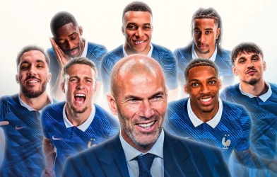 CHÍNH THỨC: Zidane gọi 5 tân binh trong lần đầu dẫn ĐT Pháp