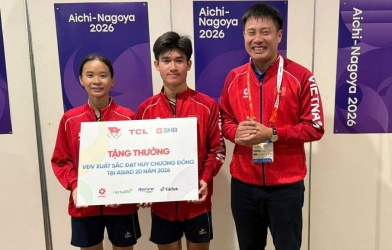 NÓNG: Việt Nam có huy chương đầu tiên tại ASIAD 2026