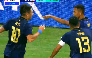 Trực tiếp Campuchia 1-0 Myanmar: Siêu phẩm sút xa