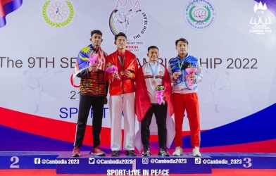 Karate Việt Nam dẫn đầu đoàn đua vô địch Đông Nam Á