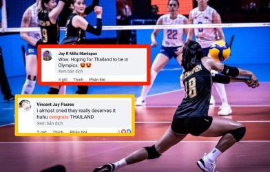 CĐV Đông Nam Á dành 'mưa lời khen' cho bóng chuyền nữ Thái Lan