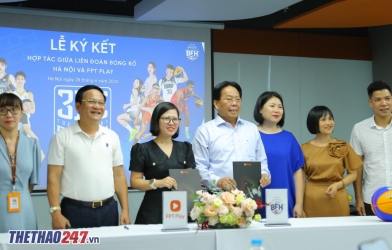 FPT Play ký hợp tác với LĐBR Hà Nội, đưa bóng rổ nước nhà lên tầm cao mới