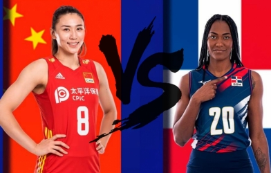 Trực tiếp bóng chuyền nữ Trung Quốc vs CH Dominican, 17h30 ngày 1/7